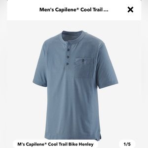 Patagonia Men's Capilene® Cool Trail Bike Henley - Size Medium